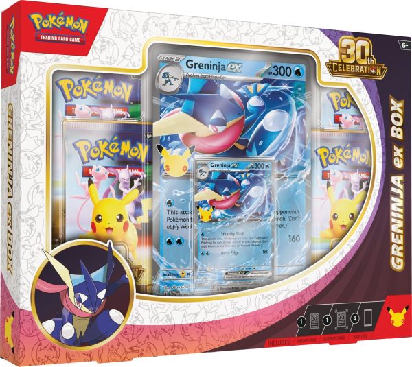 English Pokémon 30th Celebration Greninja ex Box (Pre-order)