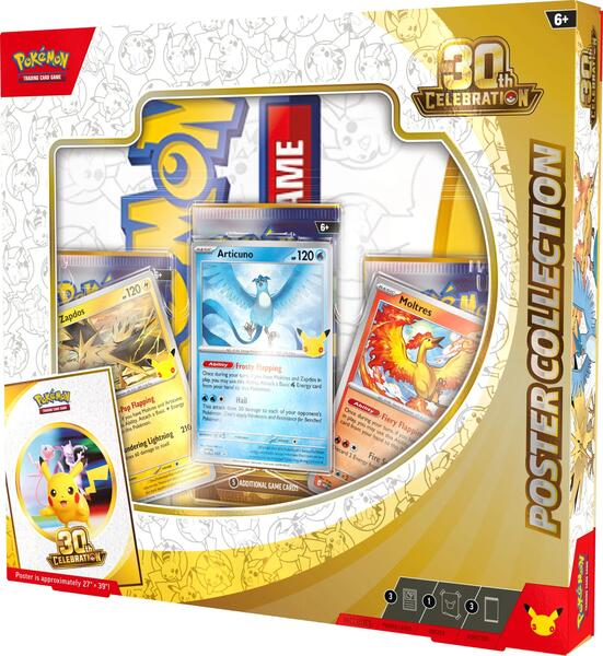 English Pokémon 30th Celebration Poster Collection (Pre-order 2nd)