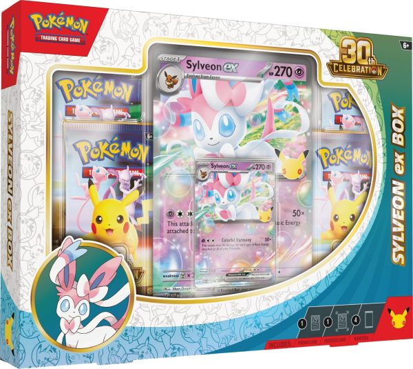 English Pokémon 30th Celebration Sylveon ex Box (Pre-order)