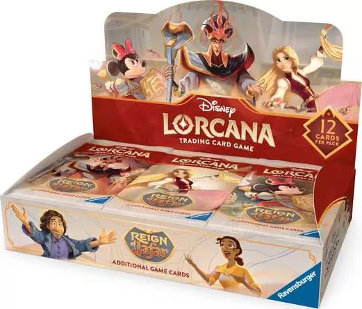 Disney Lorcana Trading Card Game – Reign of Jafar Booster Pack Display – Set 8