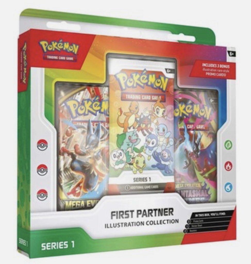 English Pokémon First Partner Illustration Collection Series 1