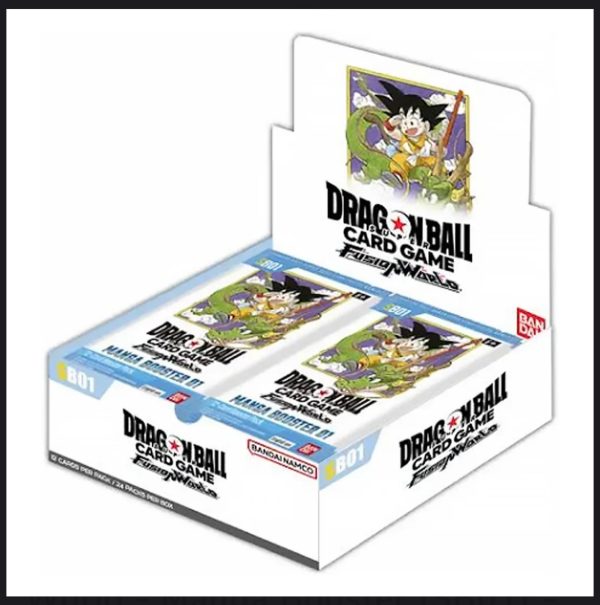 Dragon Ball Super Card Game – Fusion World – SB01 – Manga Booster – Booster Box (24 Packs)