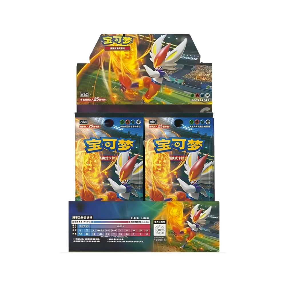 Chinese – Dynamax Clash Cinderace – Jumbo Booster Box