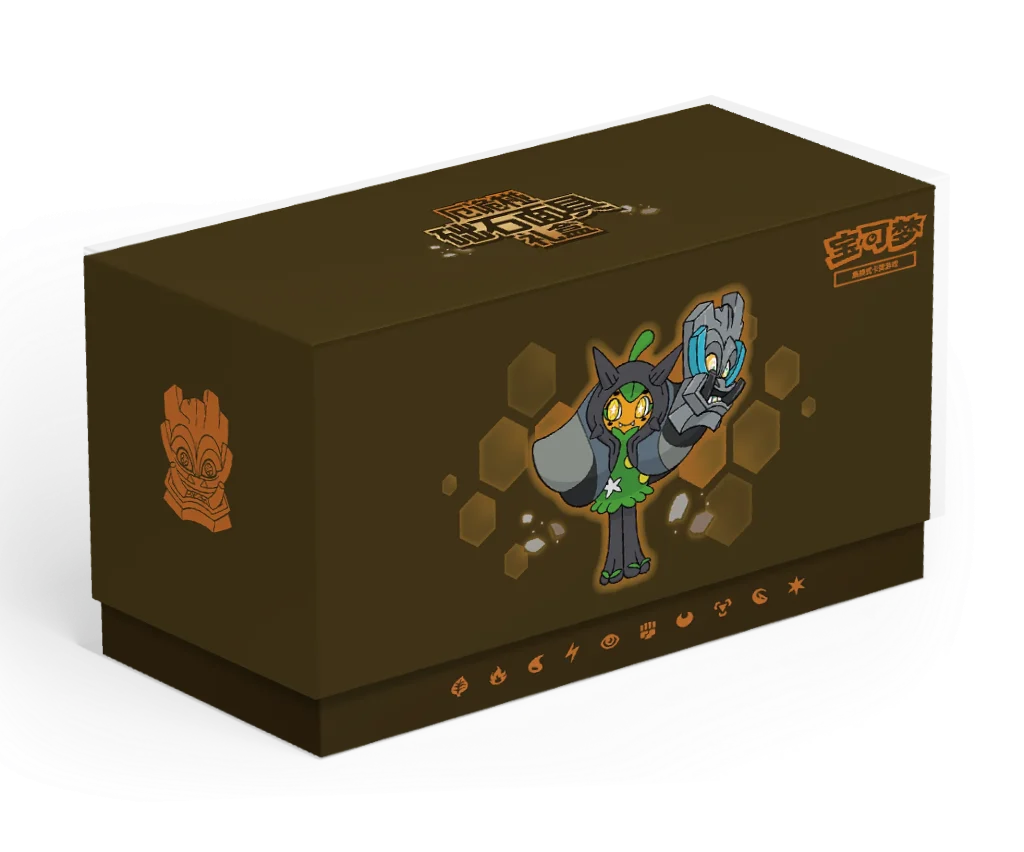 Chinese Pokémon Stella Crystal Ogerpon Elite Trainer Box (Brown)