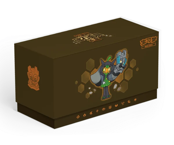 Chinese Pokémon Stella Crystal Ogerpon Elite Trainer Box (Brown)