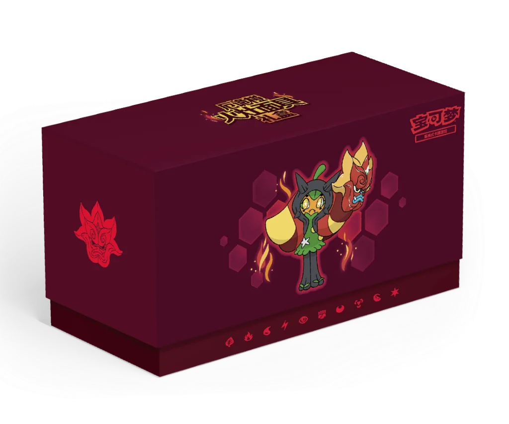 Chinese Pokémon Stella Crystal Ogerpon Elite Trainer Box (Red)