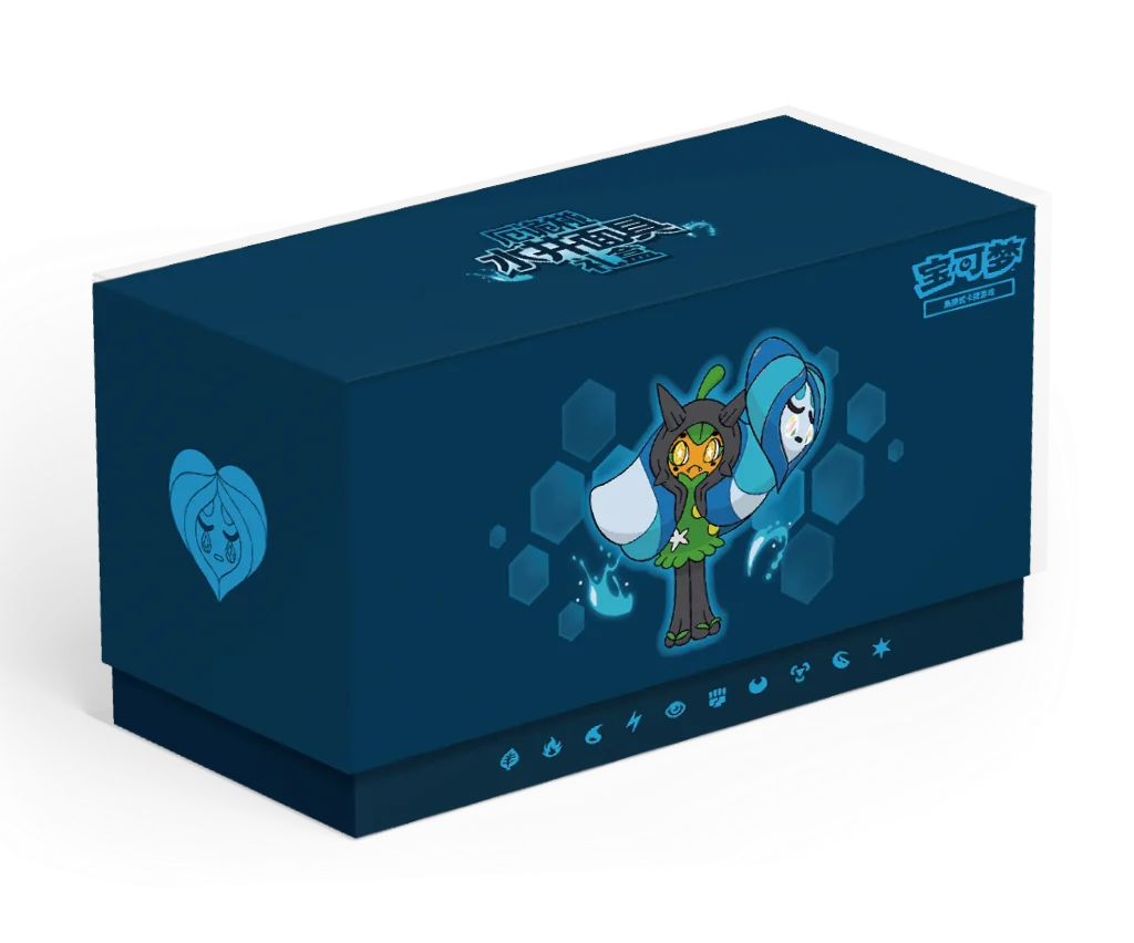 Chinese Pokémon Stella Crystal Ogerpon Elite Trainer Box (Blue)