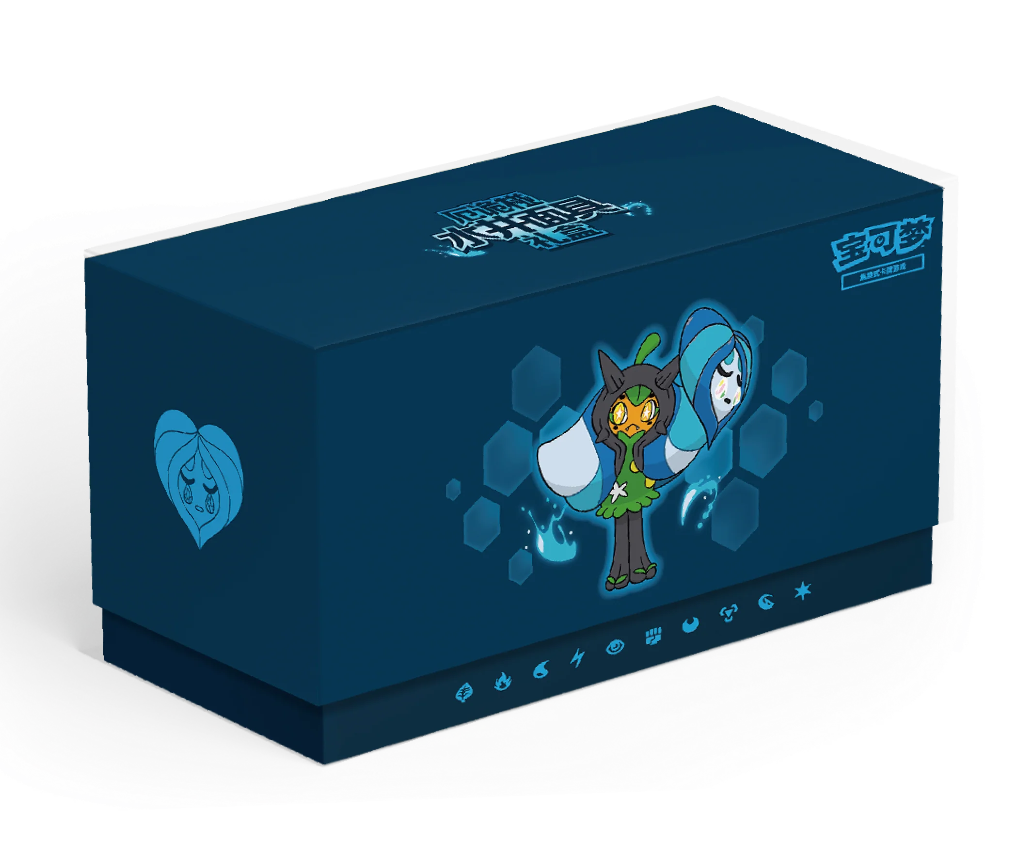 Chinese Pokémon Stella Crystal Ogerpon Elite Trainer Box (Blue)