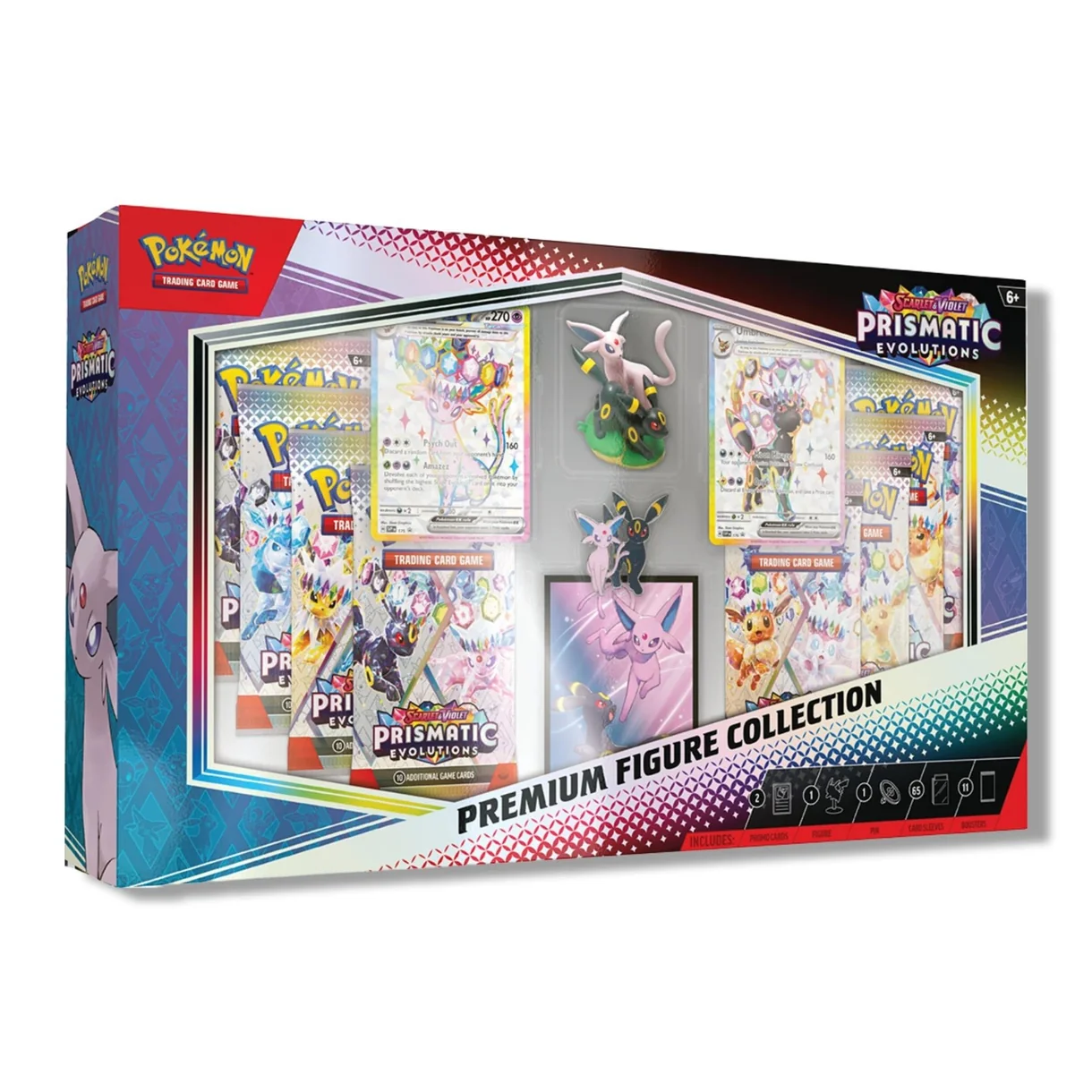 Pokémon TCG Prismatic Evolutions Figure Collection (Premium Figure Collection) box