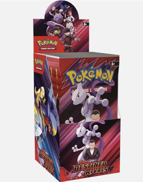 Pokémon TCG: Scarlet & Violet—Destined Rivals Booster Display (18 Booster Packs) (MAX 5per person)