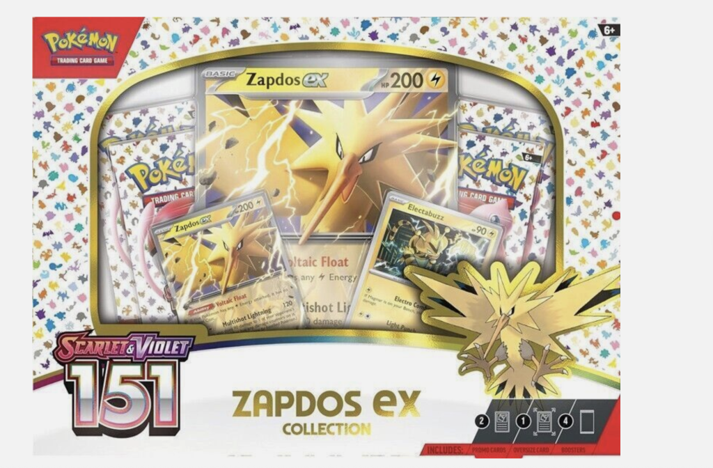 English – 151 Zapdos – EX Box