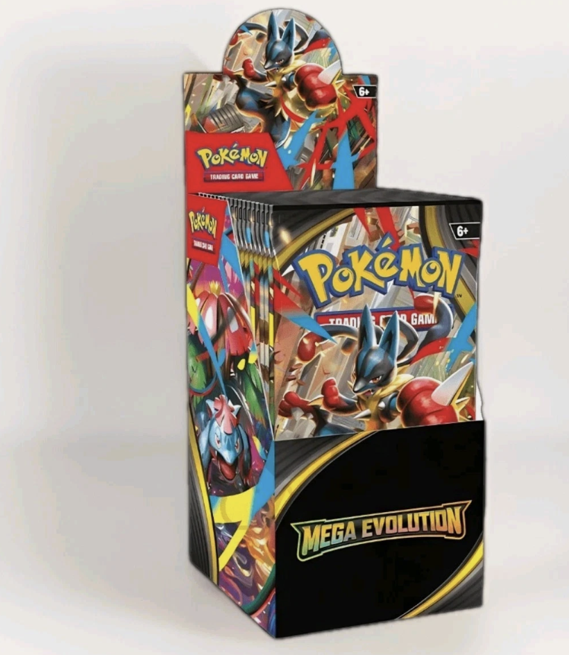 English – Mega Evolution – Half Booster Box | 18 Packs |