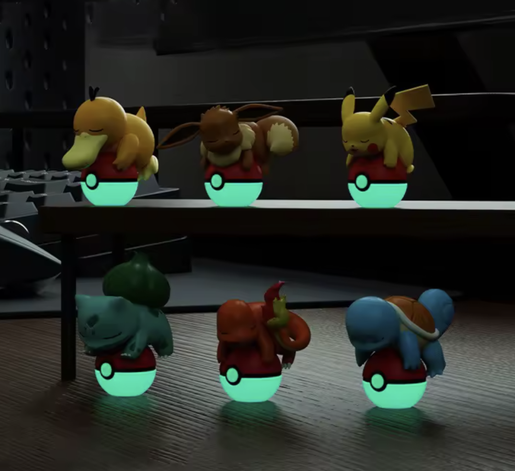 Chinese – Glowing Pokeball at Night 24 pack – CDU