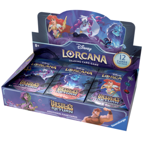 Disney Lorcana TCG – Set 4 Ursulas Return – Booster Pack (24 Count)