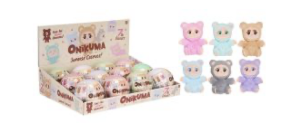 Onikuma – Surprise Plush In Capsule – 12 Per Cdu
