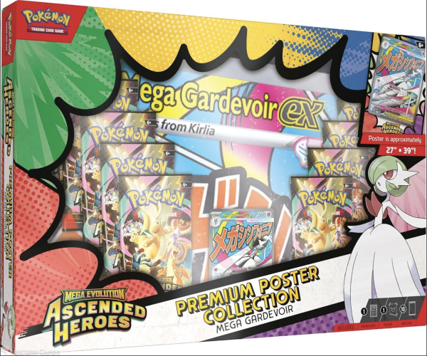 English Pokémon Ascended Heroes Premium Poster Collection