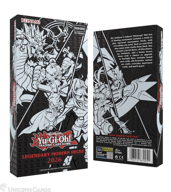 English Yu-Gi-Oh! Legendary Modern Decks