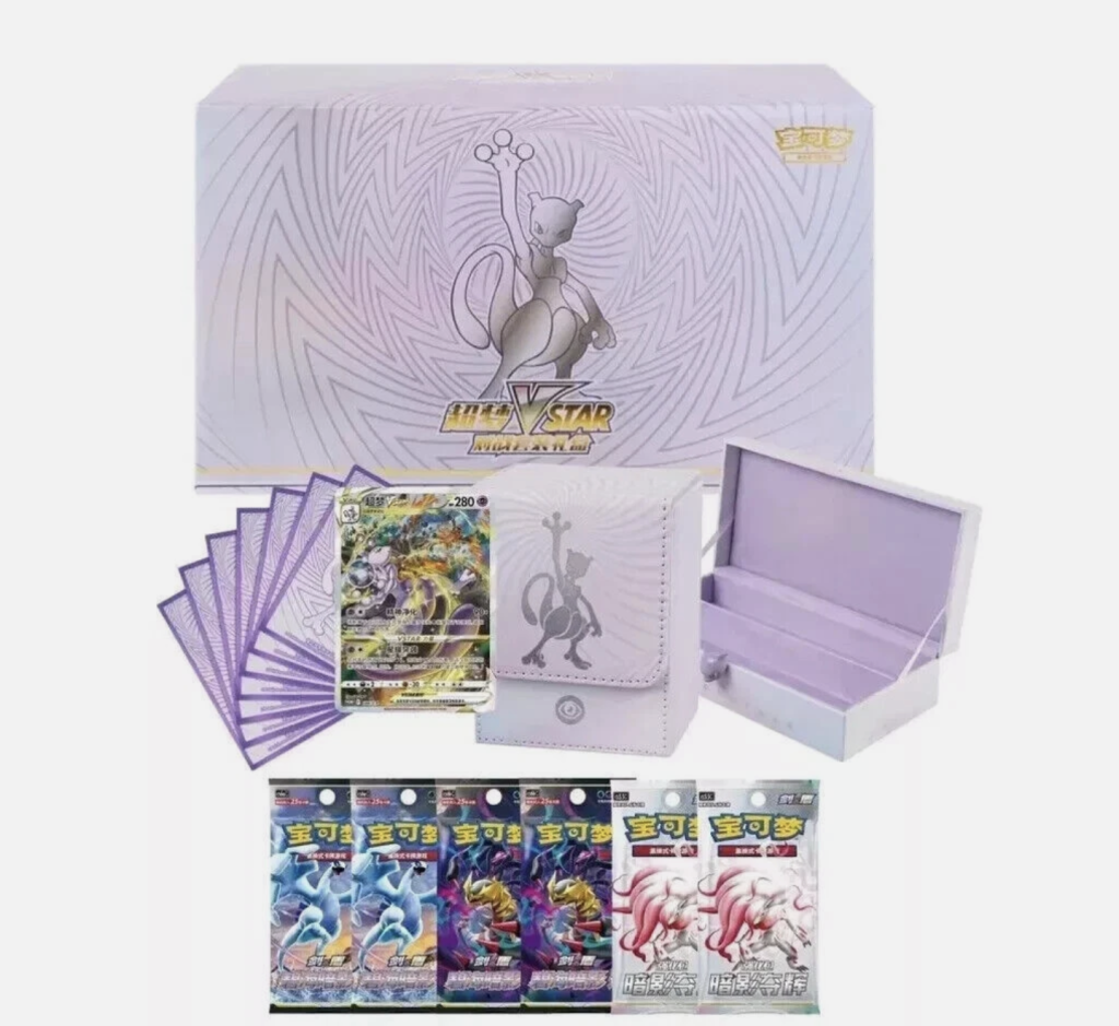 Chinese Pokémon Mewtwo VSTAR Box