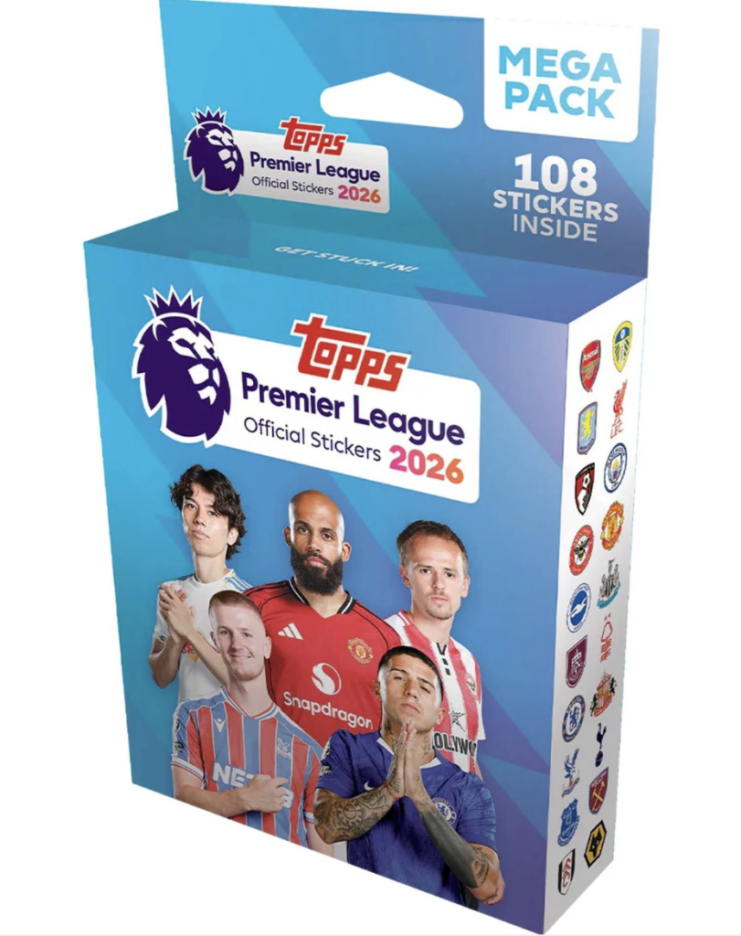 Topps Premier League 2026 Stickers Mega Pack