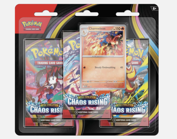 English Pokémon Chaos Rising 3-Pack Blister