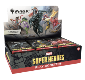 English Magic: The Gathering Marvel Super Heroes Play Booster