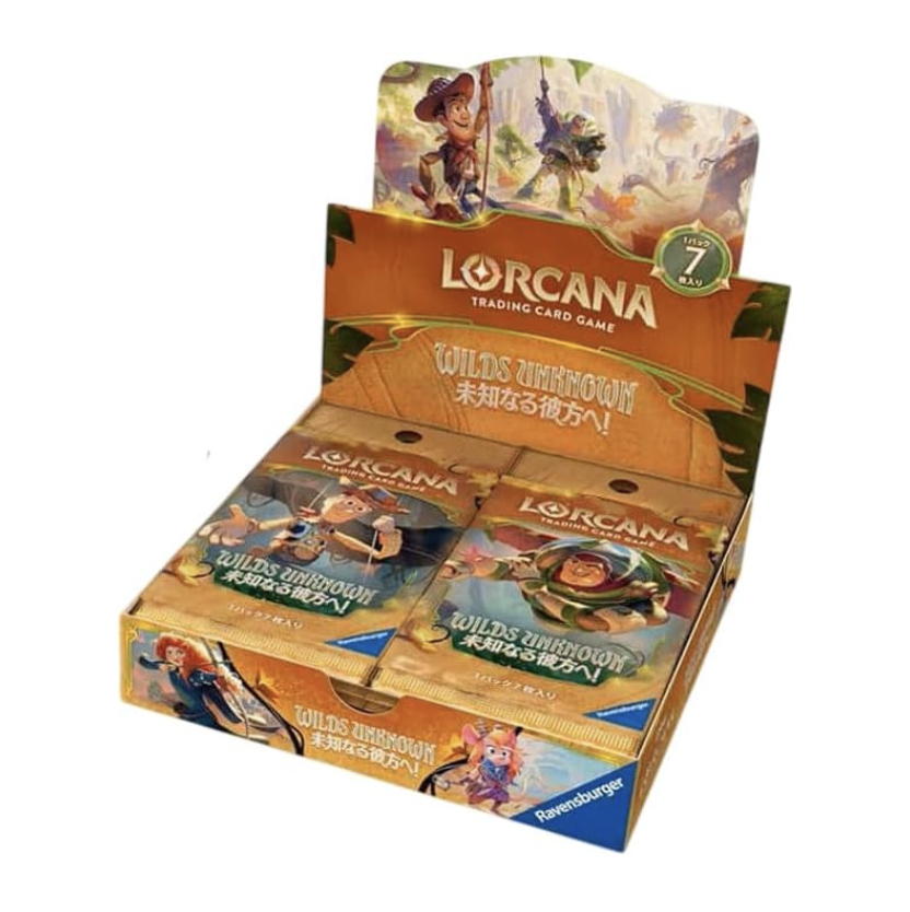 Japanese Disney Lorcana TCG Wilds Unknown Booster Box