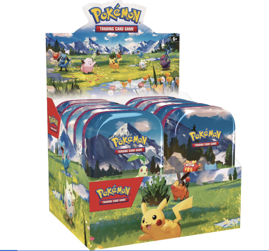 English Pokémon Mega Evolution Ascended Heroes Mini Tin Display