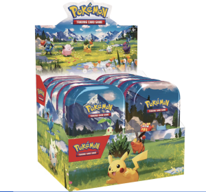 English Pokémon Mega Evolution Ascended Heroes Mini Tin Display