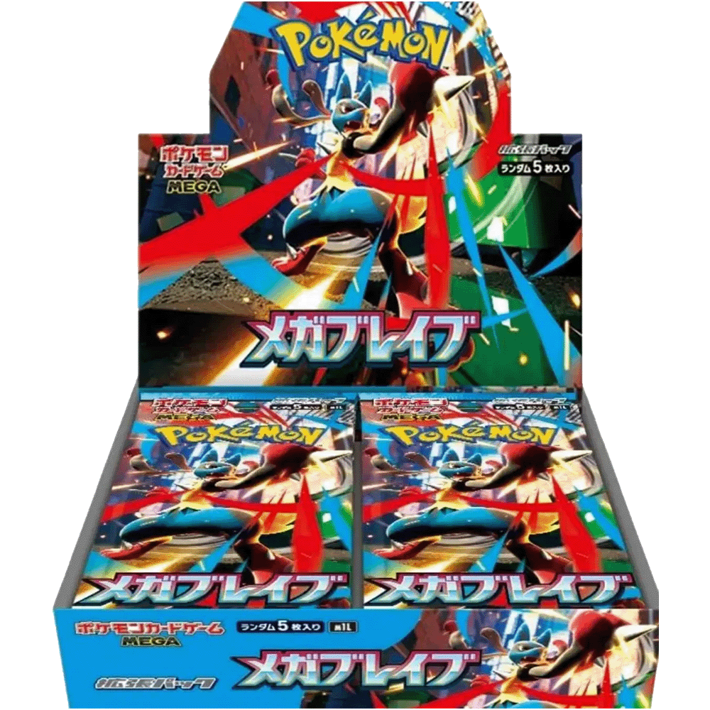 Japanese Pokémon Mega Brave Booster Box