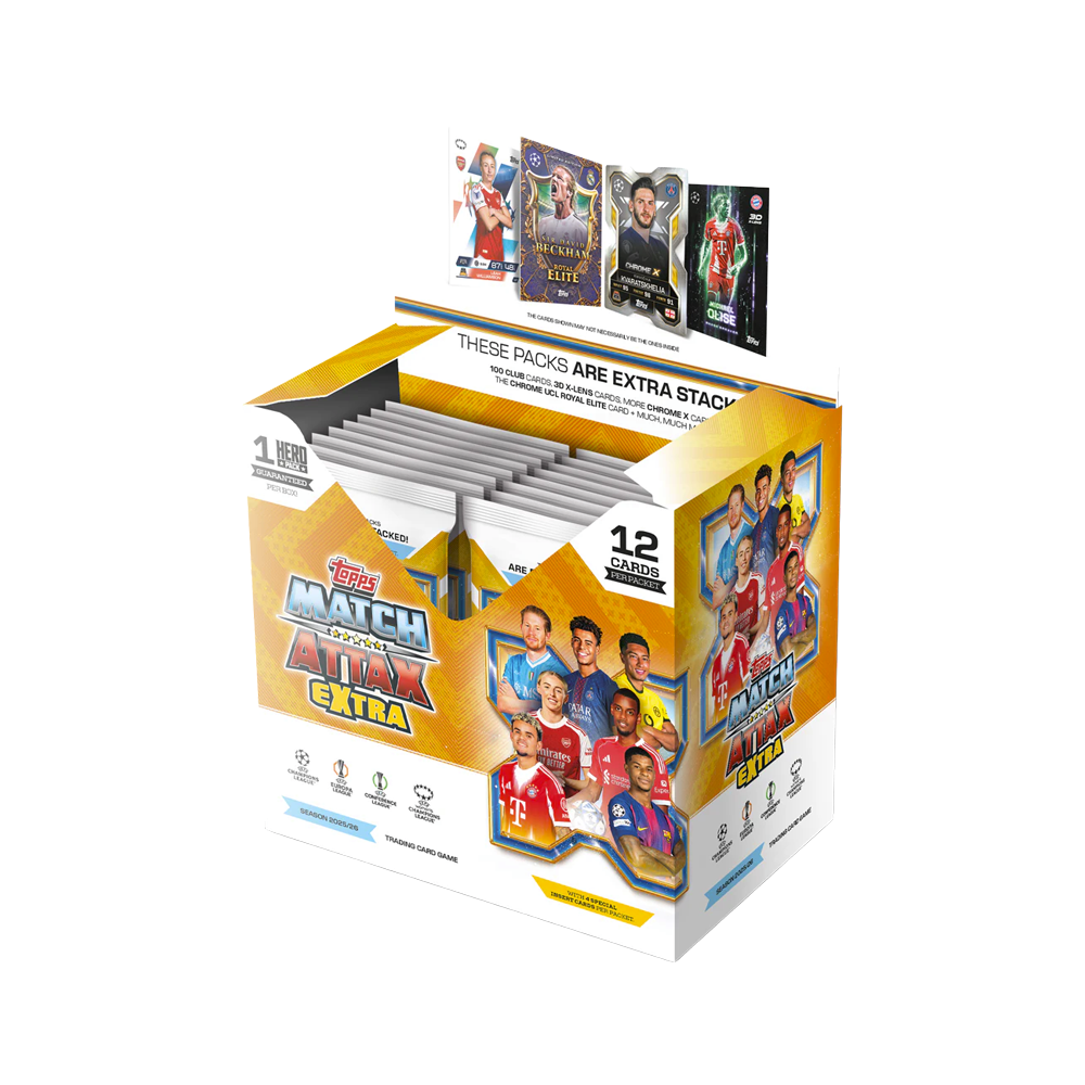 UCC Match Attax Extra 2026 Card Packets (32 Count CDU)