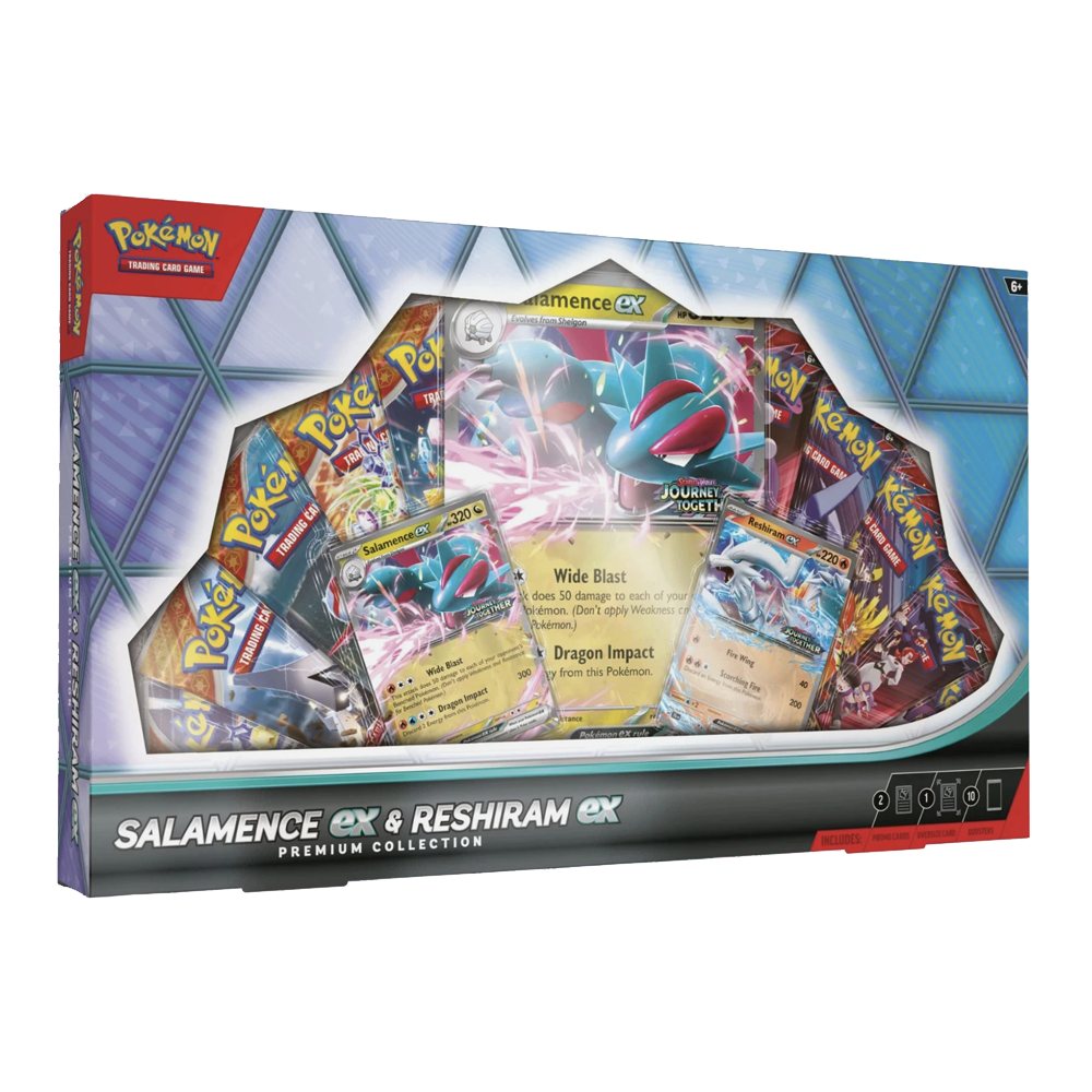 English – Salamence ex & Reshiram – Premium Collection Box