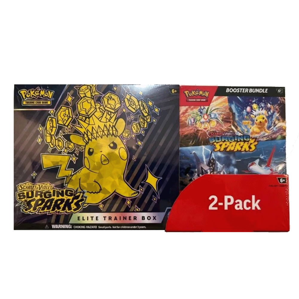 English – Surging Sparks ETB & Booster Bundle Costco 2-pack