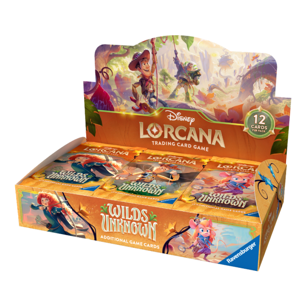 English Disney Lorcana TCG Wilds Unknown Booster Pack Display (24) Set 12