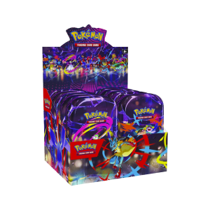 English – Mega Heroes Mini Tin CDU – 10 mini tin