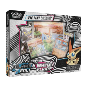 English – Illustration Victini Black Bolt & White Flare – Collection Box