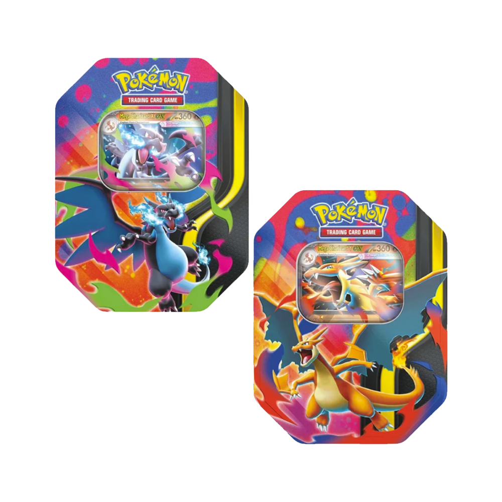 English Pokémon Mega Charizard ex Tin