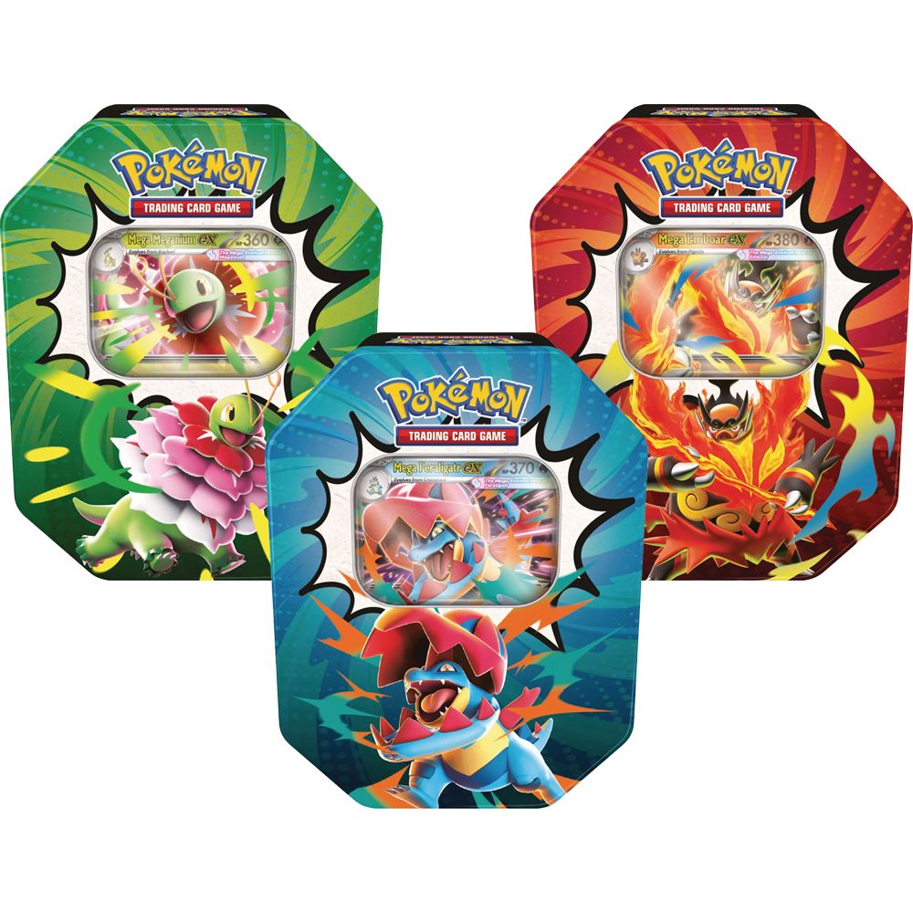 English Pokémon Mega Evolution Ascended Heroes 4-Pack Tin