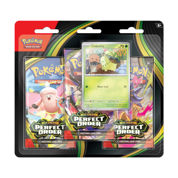 English Pokémon Perfect Order 3-Pack Blister