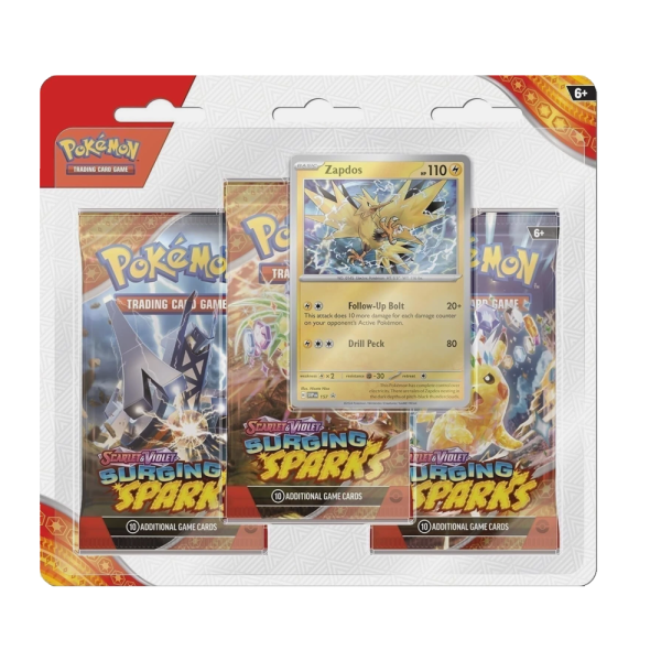 English – Surging Sparks – 3-Pack Blister