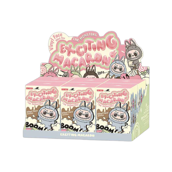 Labubu – Exciting Macaron – Sealed Display Case