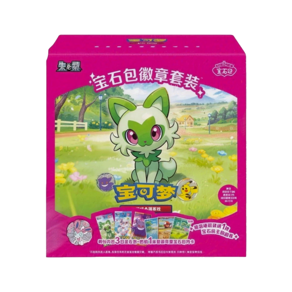 Chinese – Gem Pack Badge Set – Booster Box