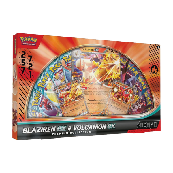 English – Blaziken ex & Volcanion ex – Premium Collection