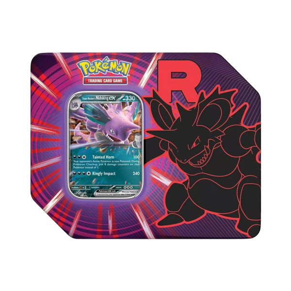 English – Team Rocket Nidoking – 5 Pack tin