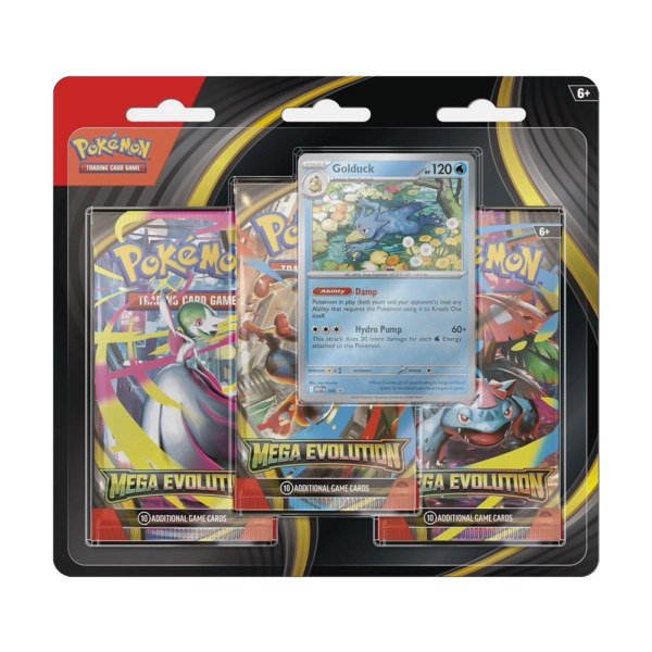 English – Mega Evolution – 3-Pack Blister