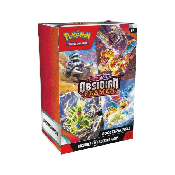 English – Obsidian Flames – 6 Pack Booster Bundle