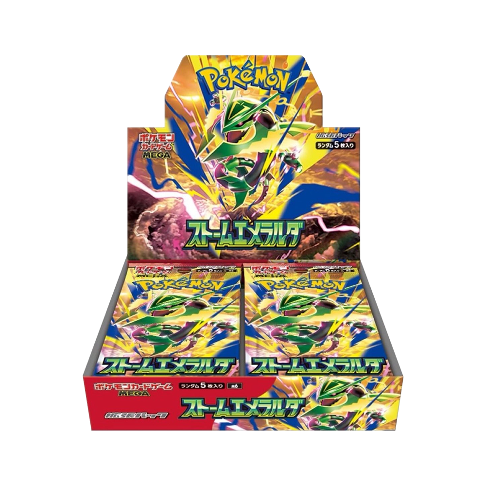 Japanese Pokémon Storm Emeralda Booster Box