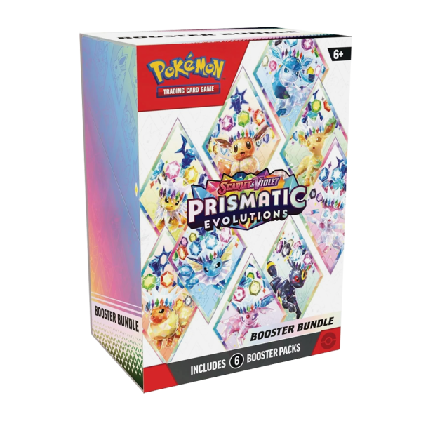 English – Prismatic Evolutions – 6 Booster Pack Bundle