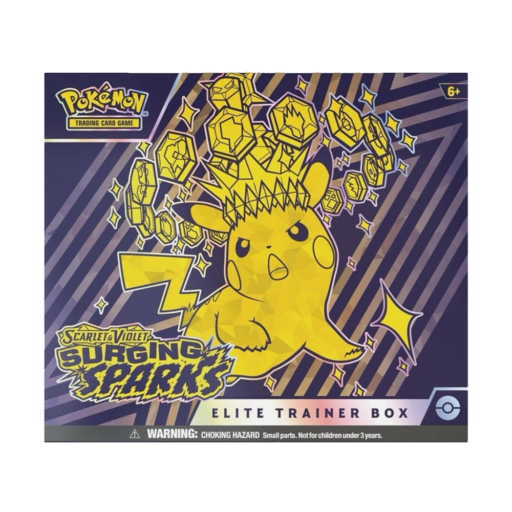 English Pokémon Surging Sparks Elite Trainer Box