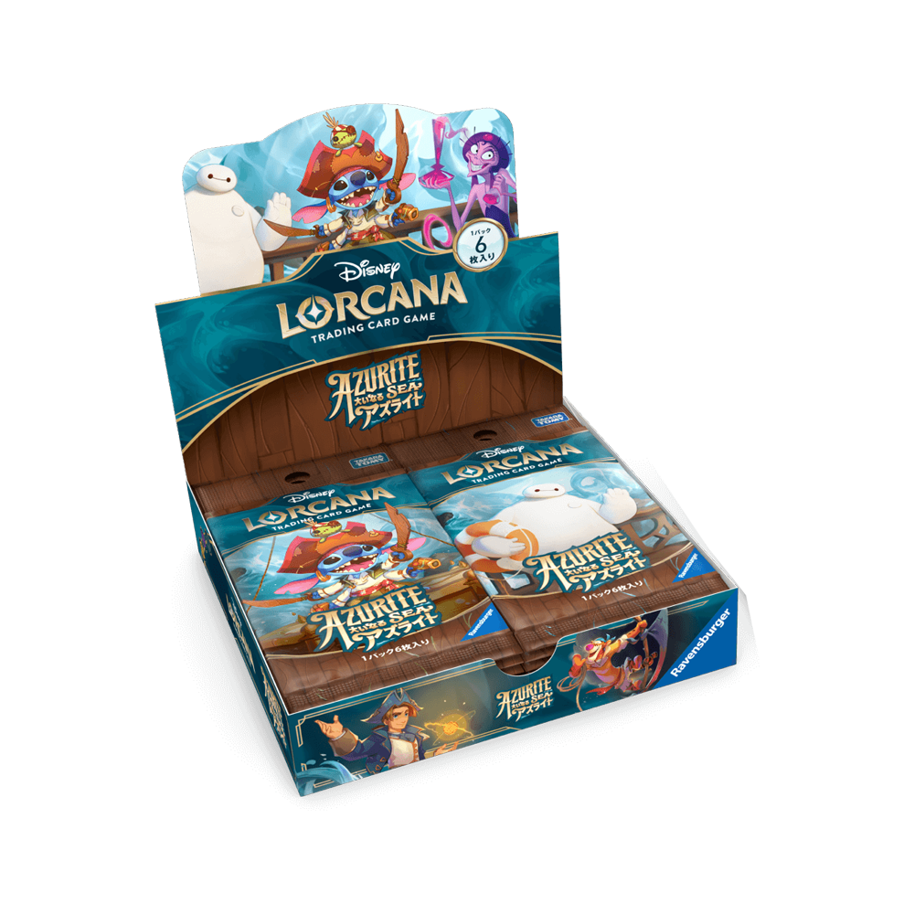 Japanese Disney Lorcana TCG Azurite Sea Booster Box