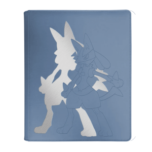 English Pokémon Elite Series Lucario 9-Pocket Zippered PRO Binder